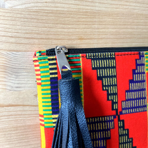 pochette ordi AMA ROUGE et doré