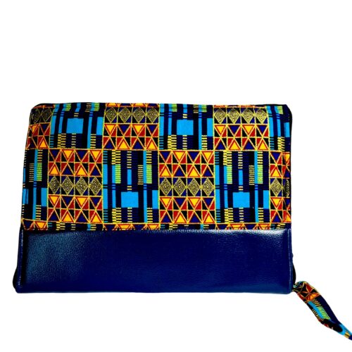 pochette ordinateur femme wax Badou 15 pouces doublure wax