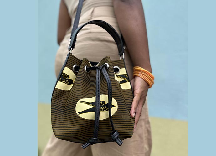 SAC BANDOULIERE BILKISSY WAX | Imaneka