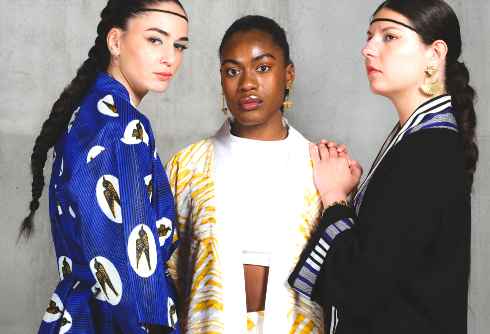 Vêtements wax kimono