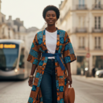 Le kimono femme chic pour sublimer le style africain moderne